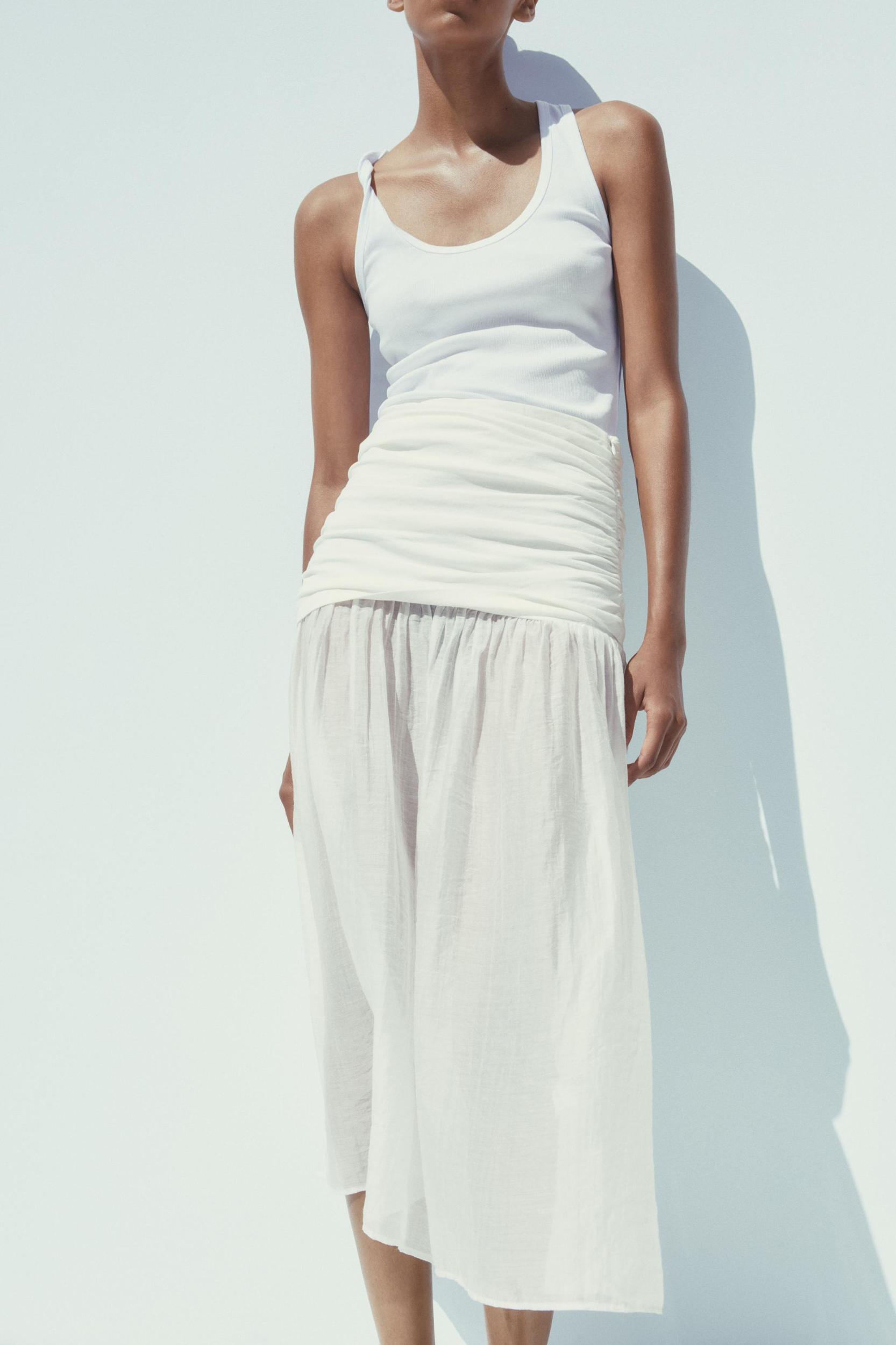 COMBINATION MIDI SKIRT Product Image