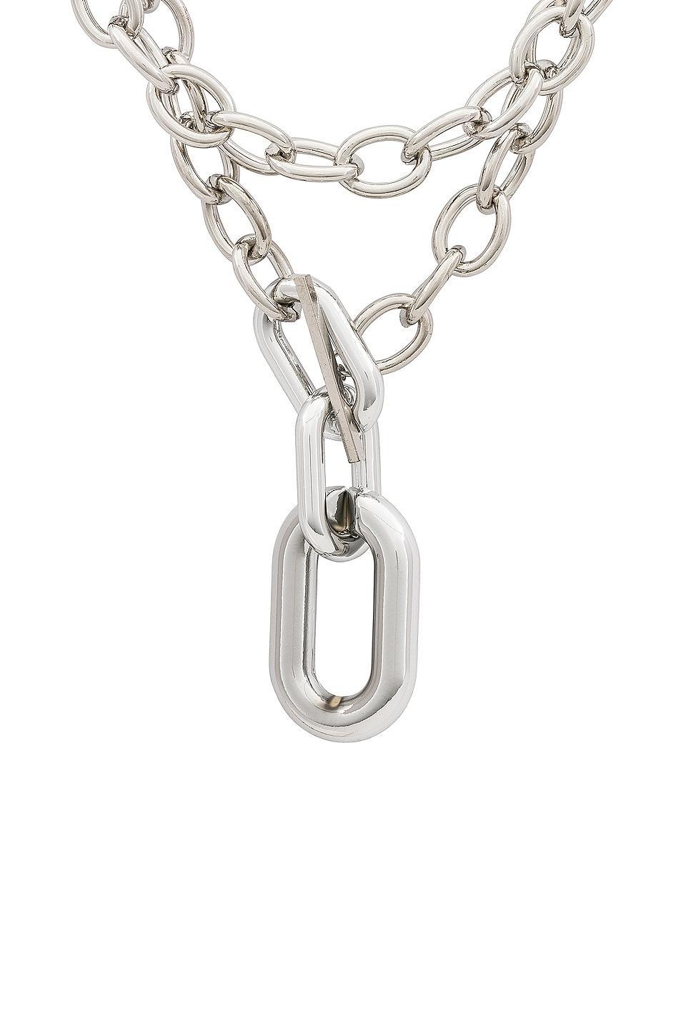 Large Chain Layered Necklace Amber Sceats Product Image