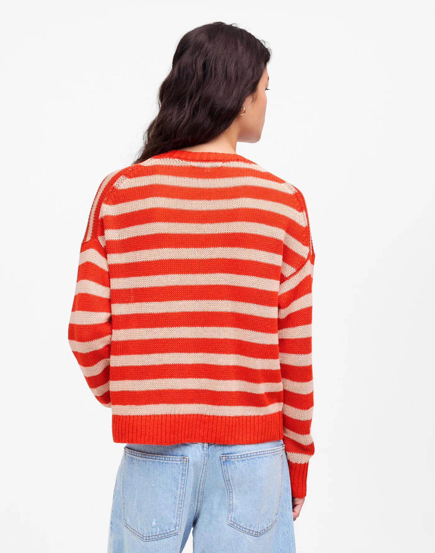 Linen Drop-Shoulder Sweater Product Image