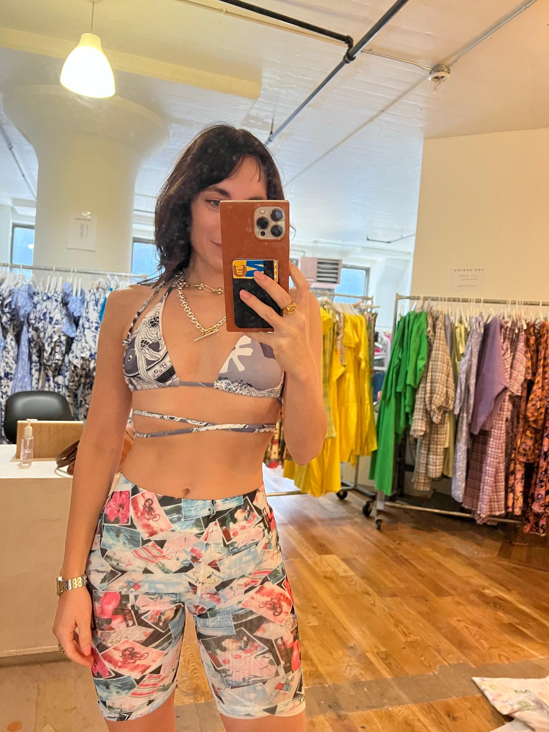 String Bikini Top - Graphic Parade Product Image