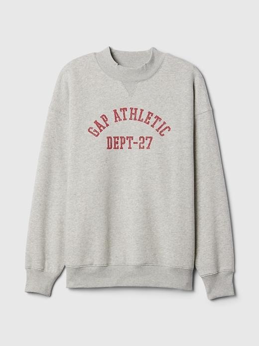 VintageSoft Gap Logo Mockneck Sweatshirt Product Image