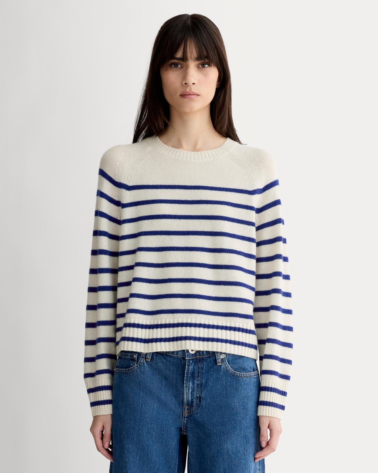 The Boxy Crew in Cashmere Product Image