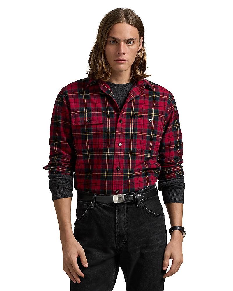 Polo Ralph Lauren Classic Fit Plaid Oxford Button Down Shirt Product Image