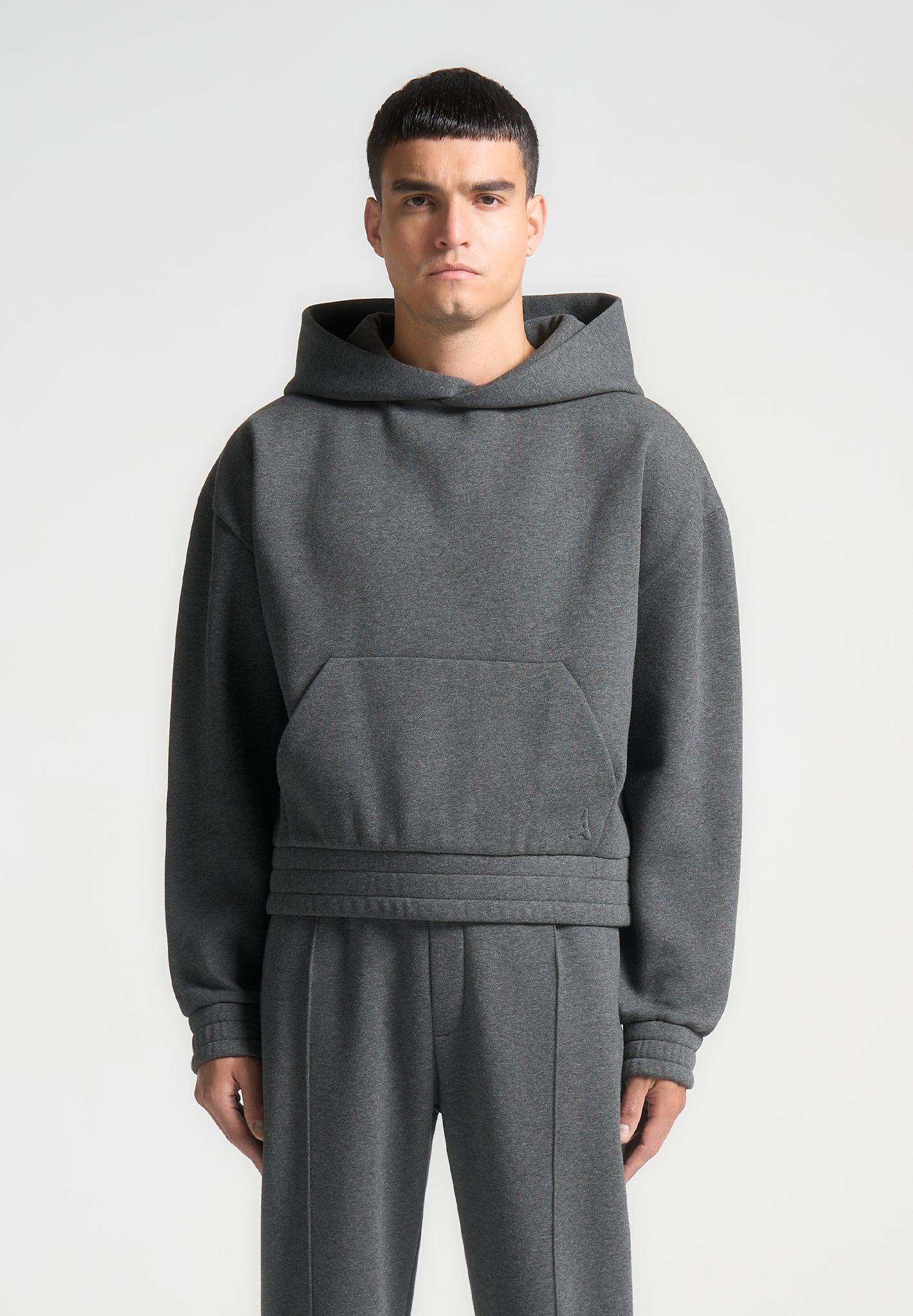 Gérard - Cropped Hoodie - Dark Grey Male Product Image