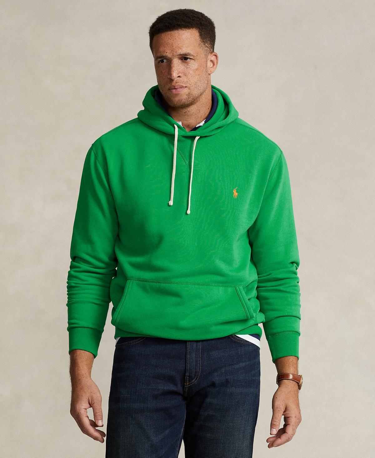 POLO RALPH LAUREN Men's Big & Tall Rl Fleece Hoodie In Dark Sage Product Image