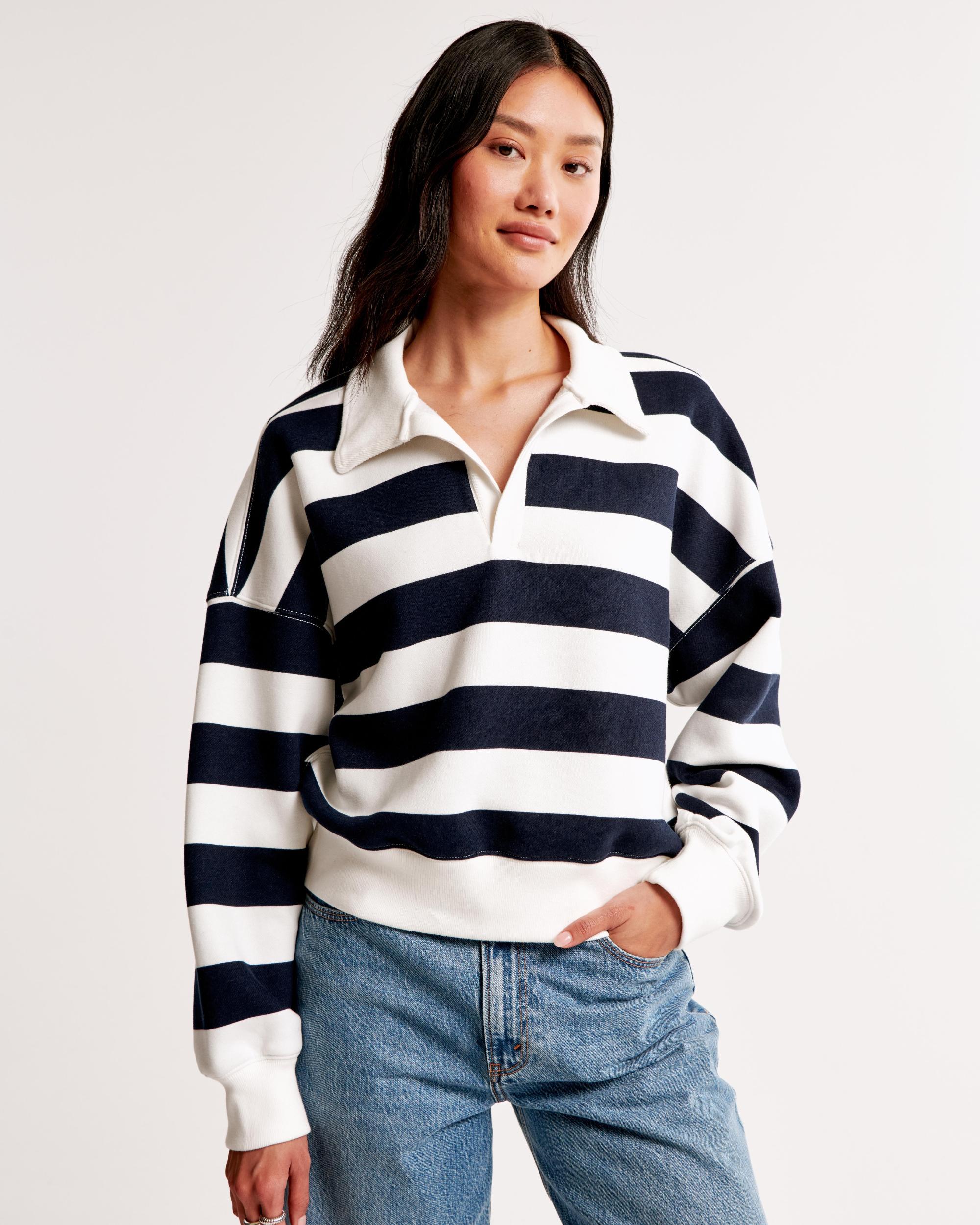 Essential Johnny Collar Sweatshirt Product Image