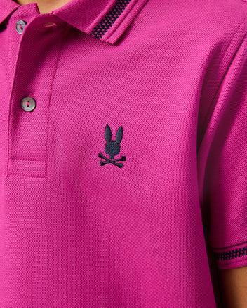 KIDS RIVIERA PIQUE POLO SHIRT - B0K640C200 Product Image