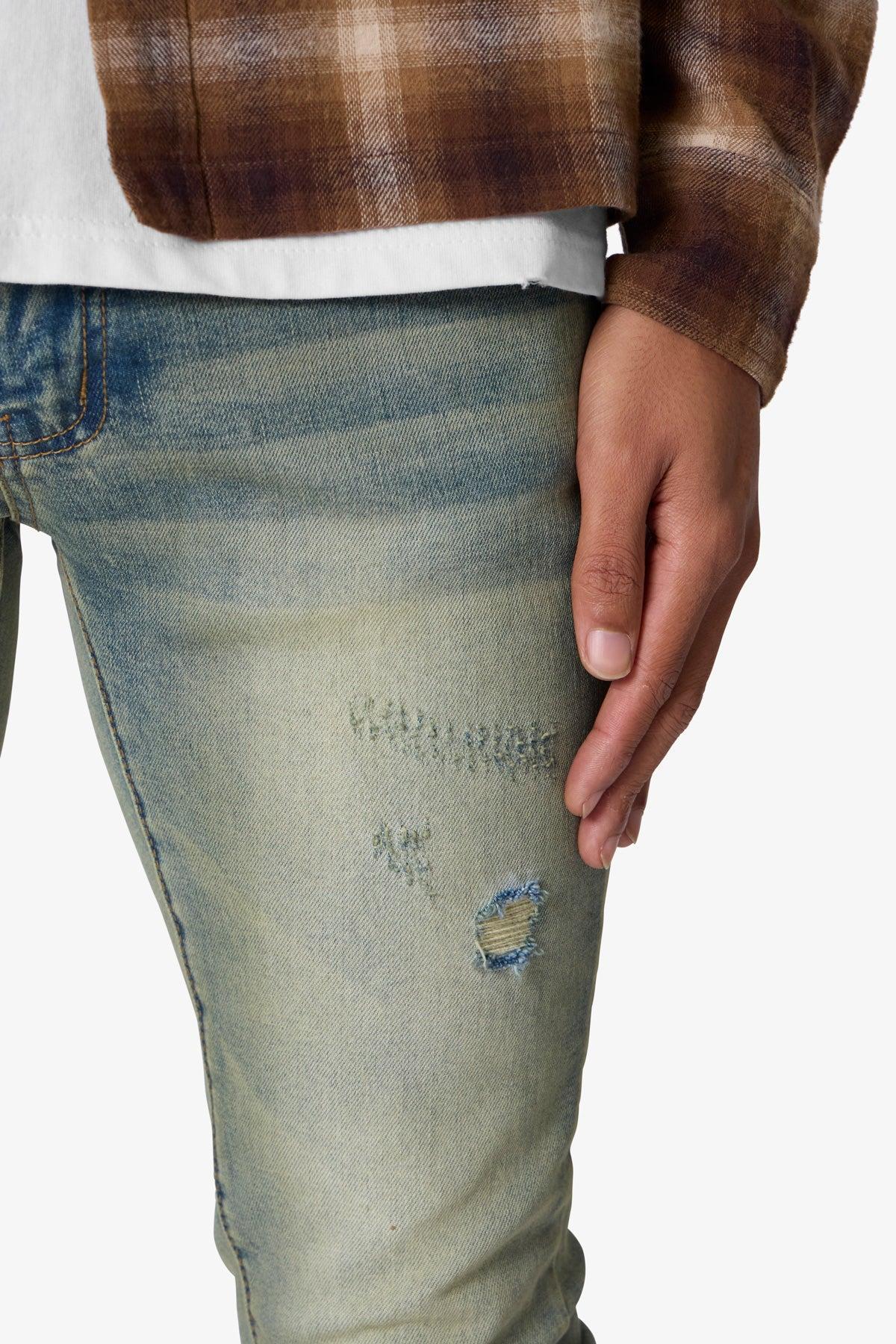 X721 Dusted Skinny Denim - 4th Day Sun Washed Blue Product Image