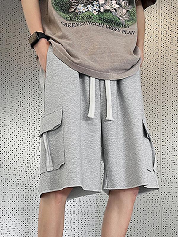 Men's Casual Big Pocket Sports Shorts Product Image