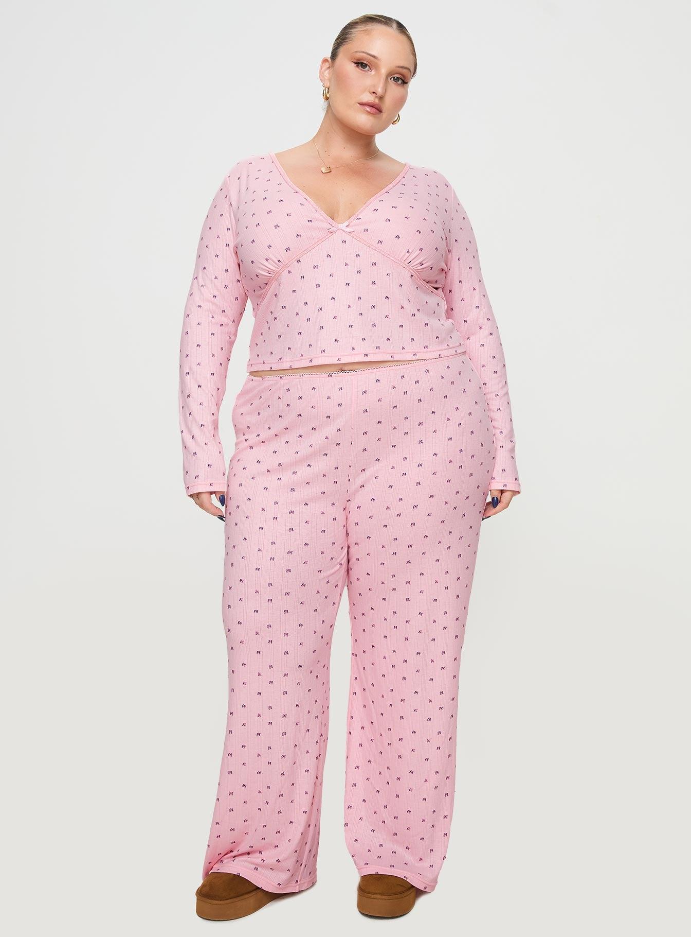 Blueberry Muffin Sleep Set Pink Curve Product Image