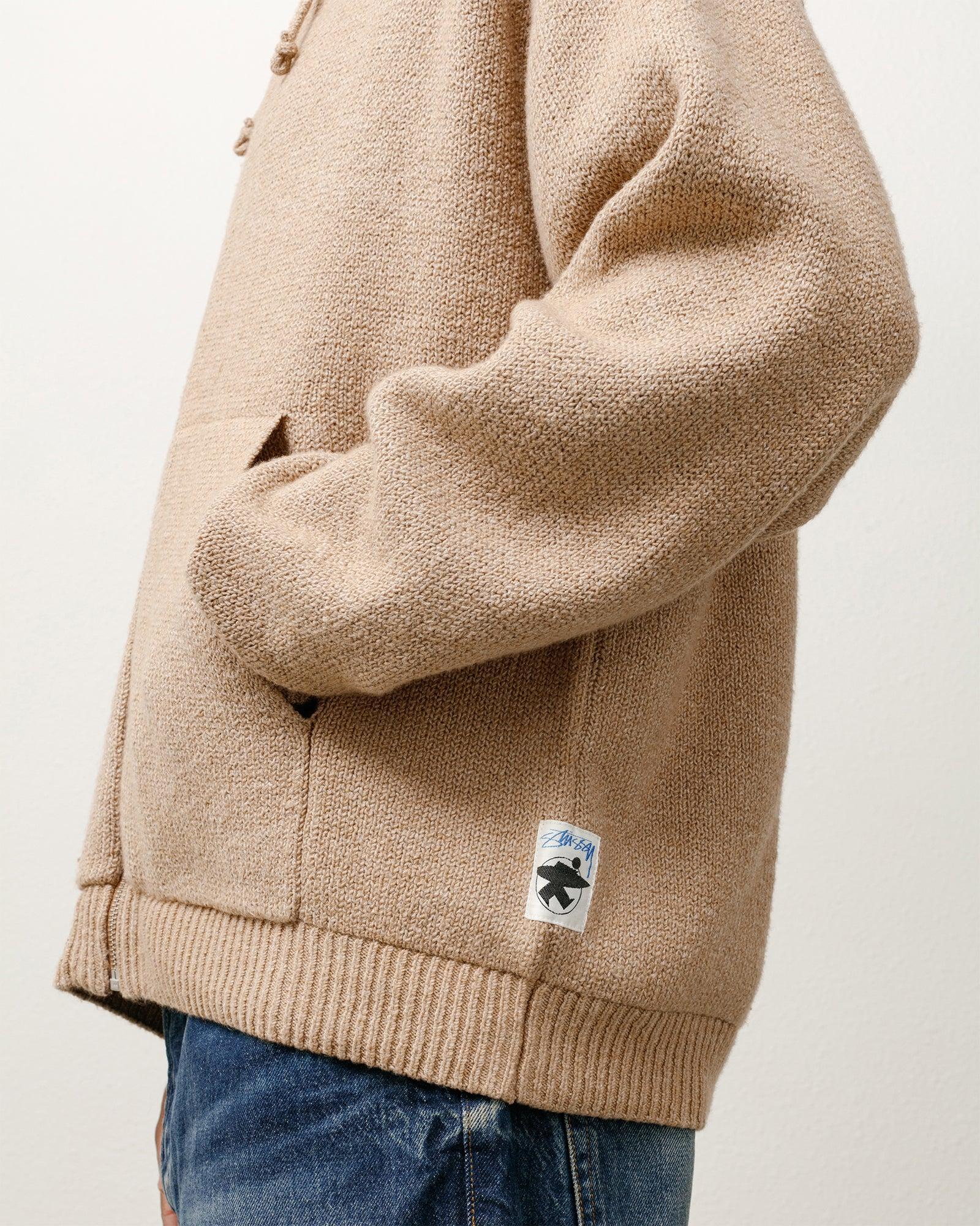 HOODED ZIP SWEATER Male Product Image