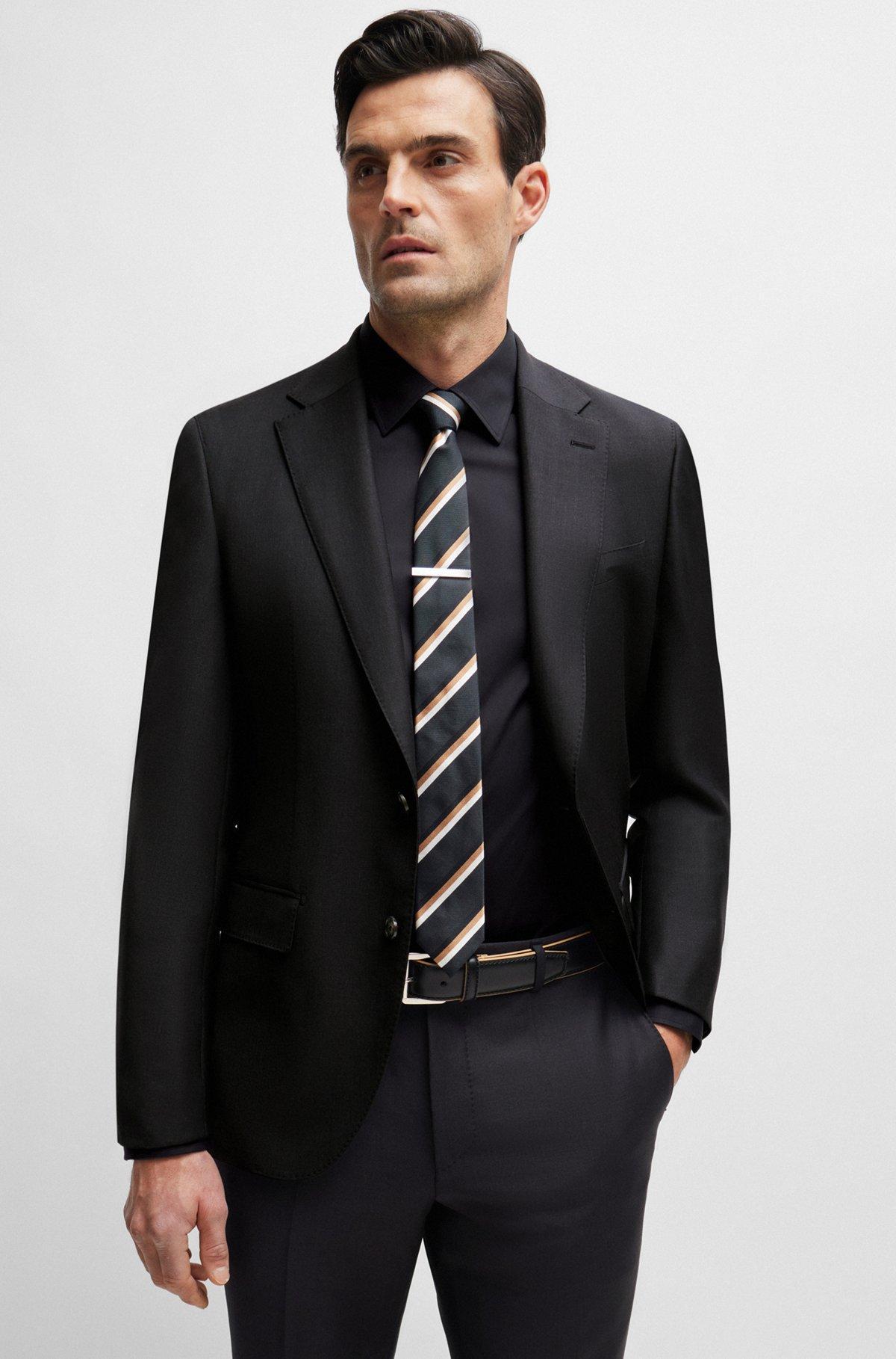Slim-fit shirt in poplin with stretch Product Image