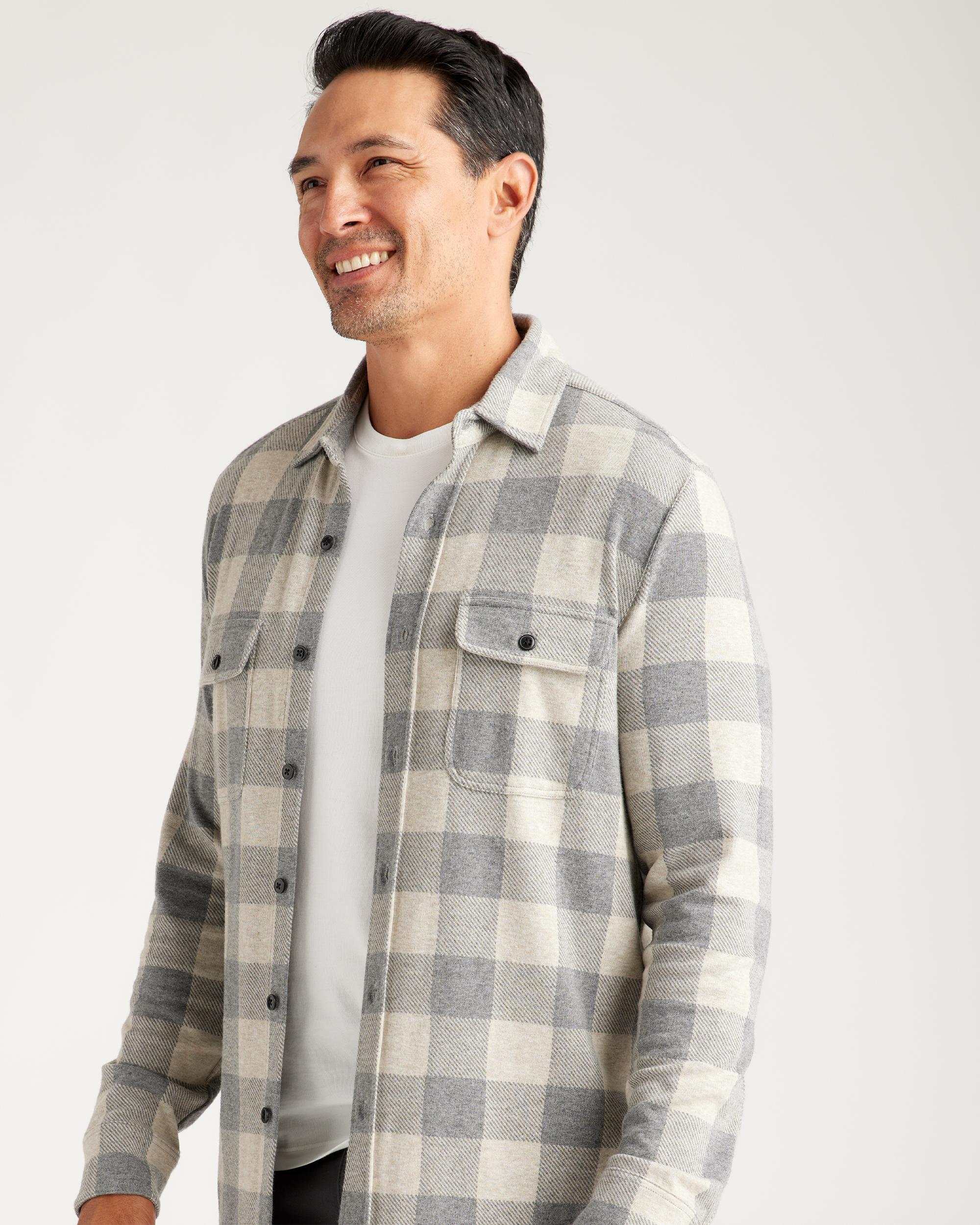 Quince | Men's Stretch Sweater Fleece Shirt Recycled Polyester Product Image