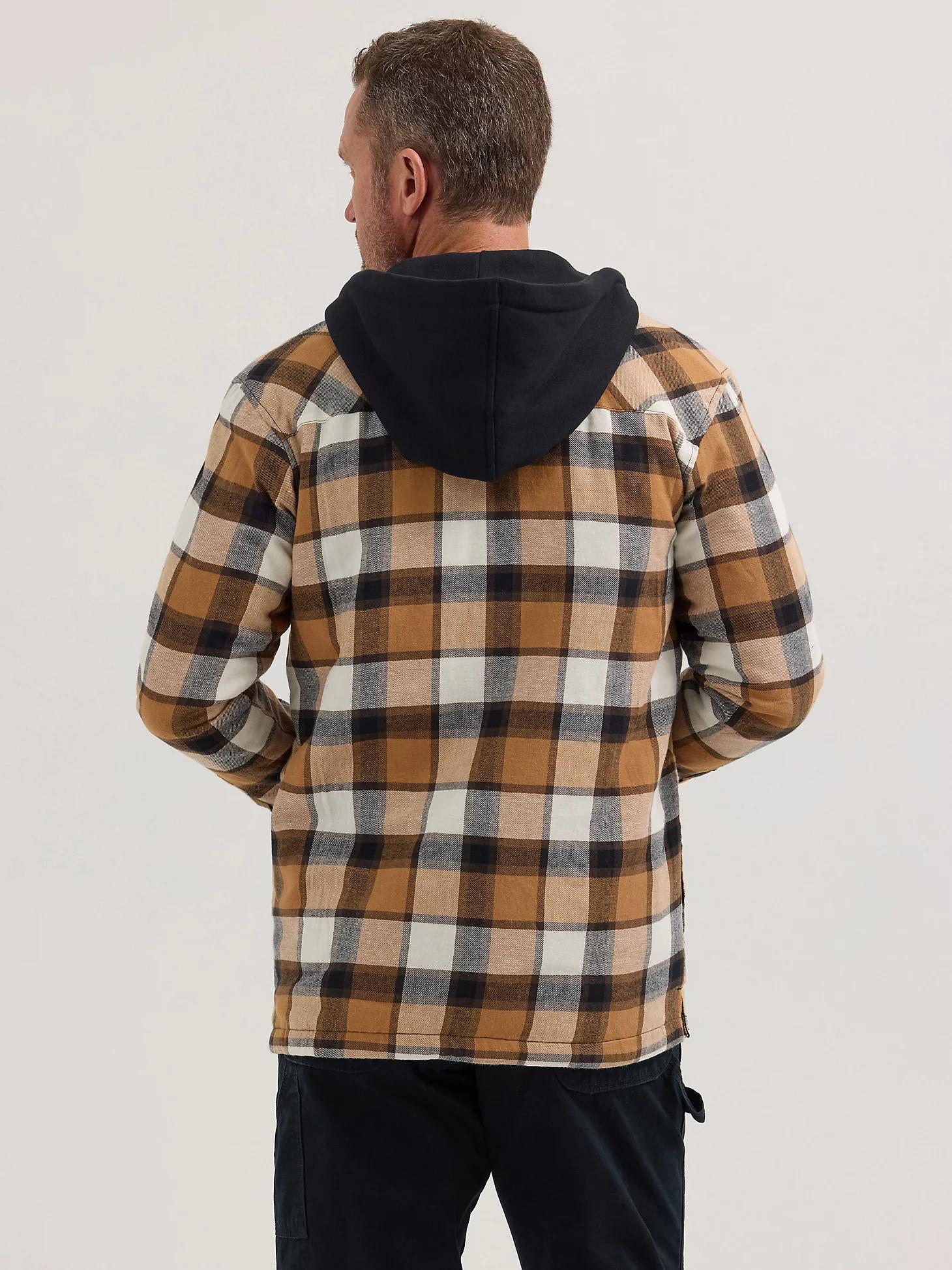 Wrangler® RIGGS Workwear® Hooded Flannel Work Jacket | Men's JACKETS & OUTERWEAR | Wrangler® Product Image
