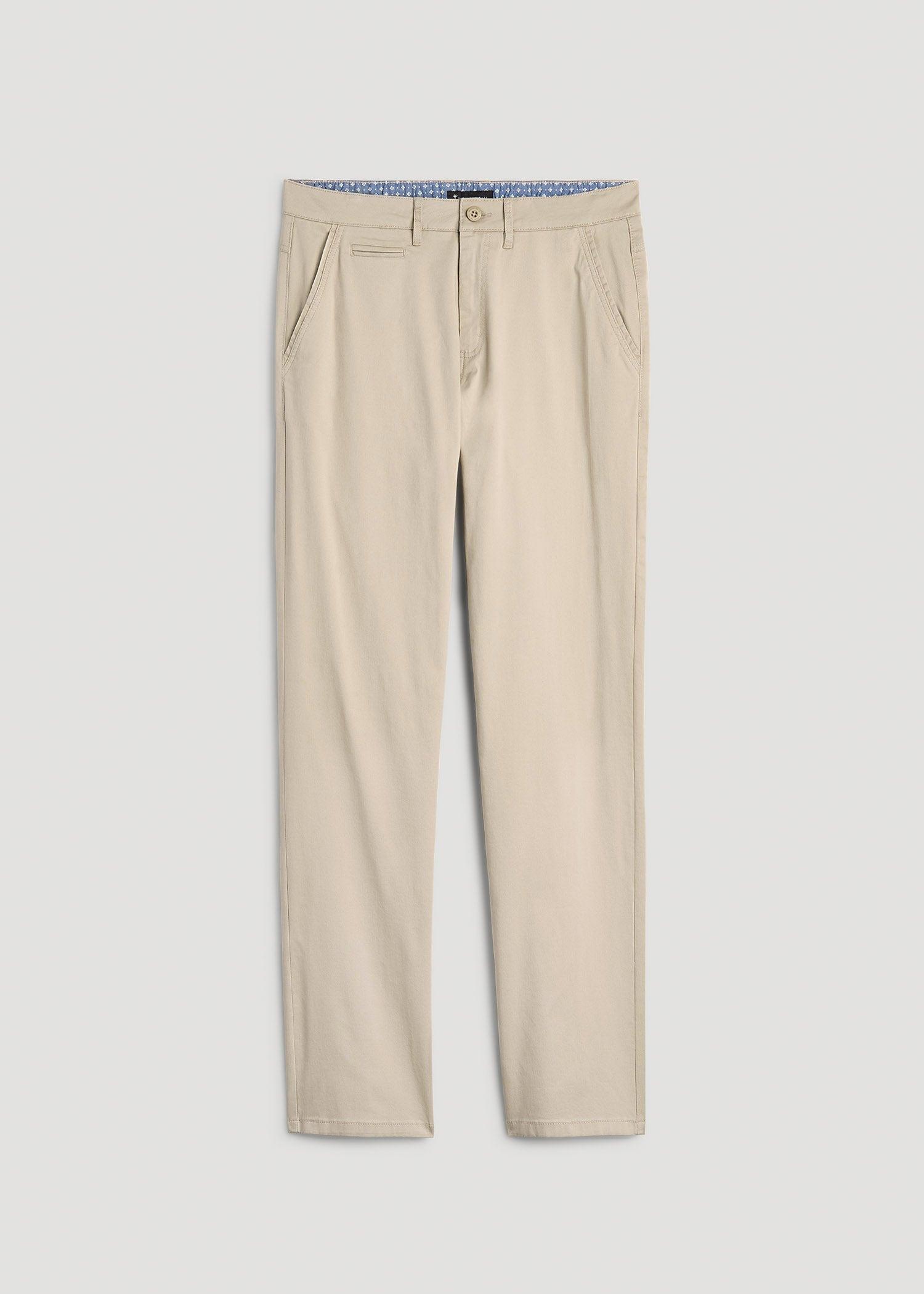 J1 STRAIGHT Leg Chinos for Tall Men in Desert Khaki Product Image