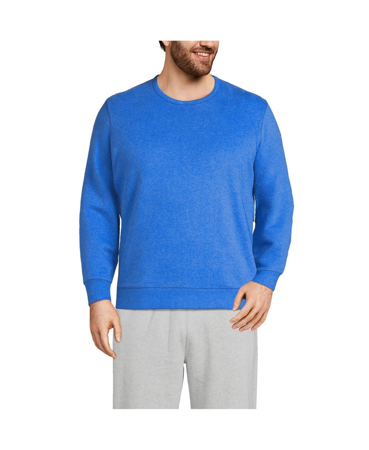 Mens Lands End Serious Sweats Crewneck Sweatshirt Grey Heather Product Image