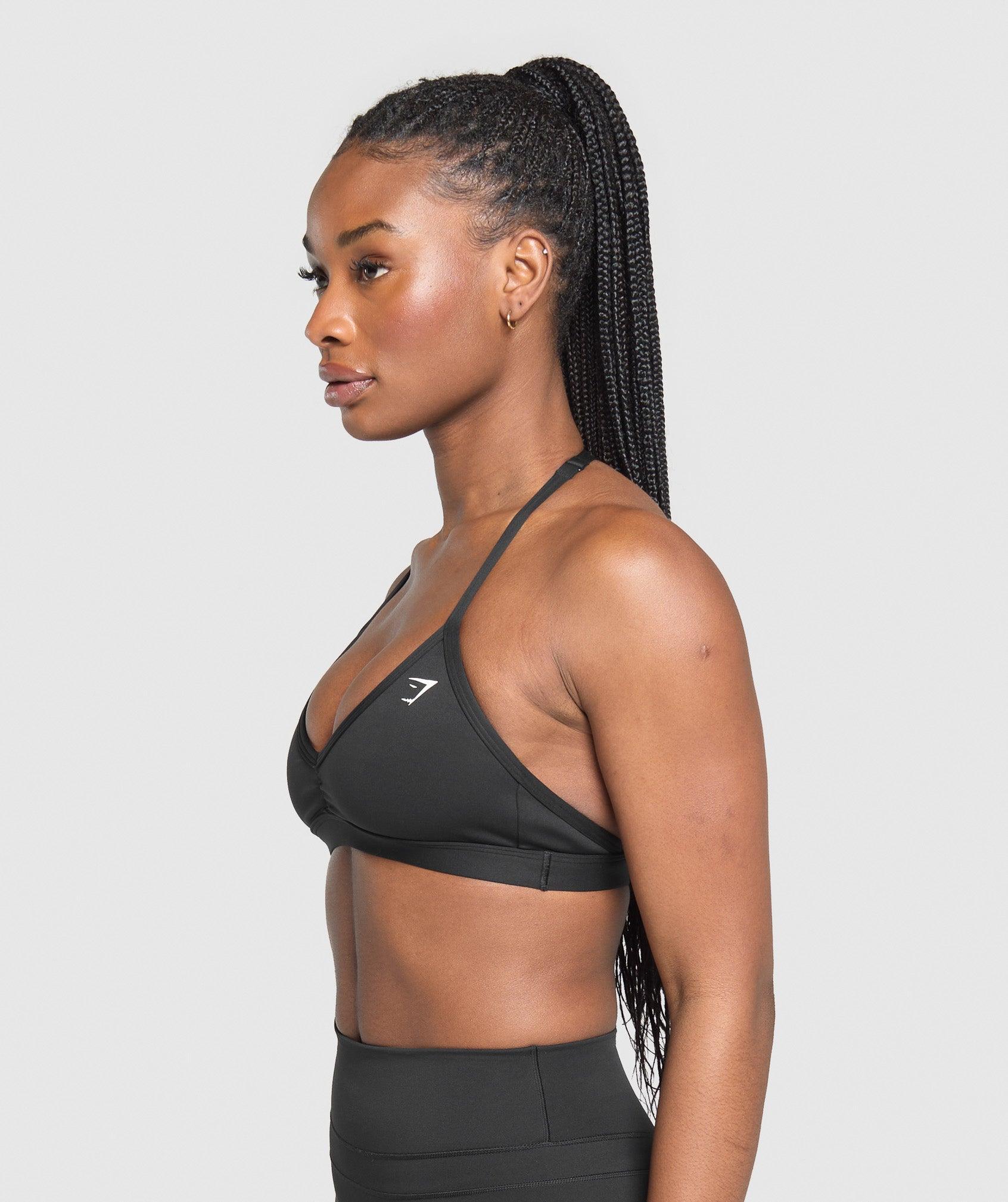 Minimal Halterneck Sports Bra Product Image