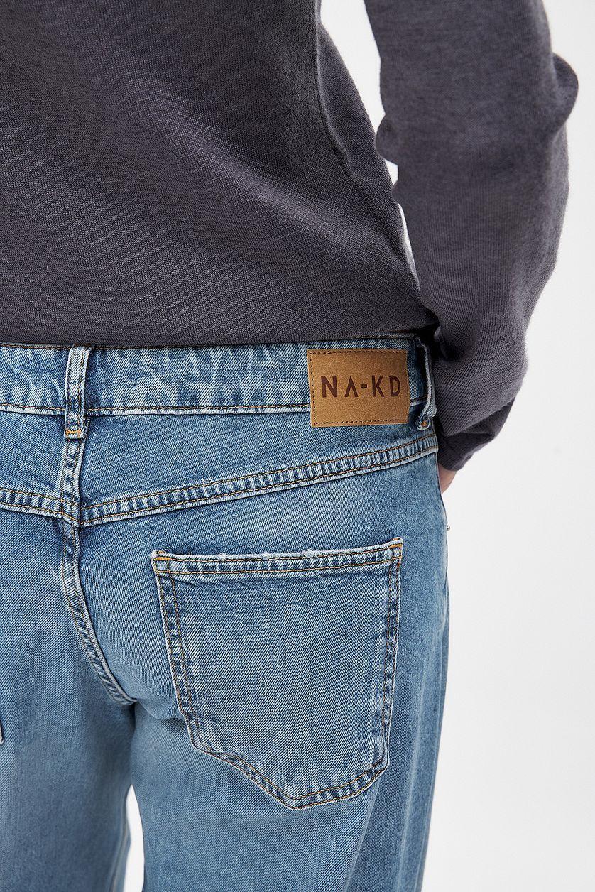 Wide Leg Mid Waist Jeans Product Image