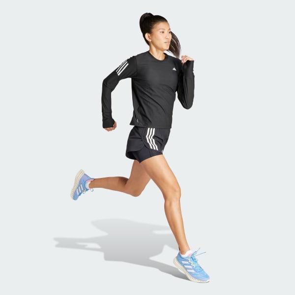 adidas Own The Run Long Sleeve Tee White S Womens Product Image