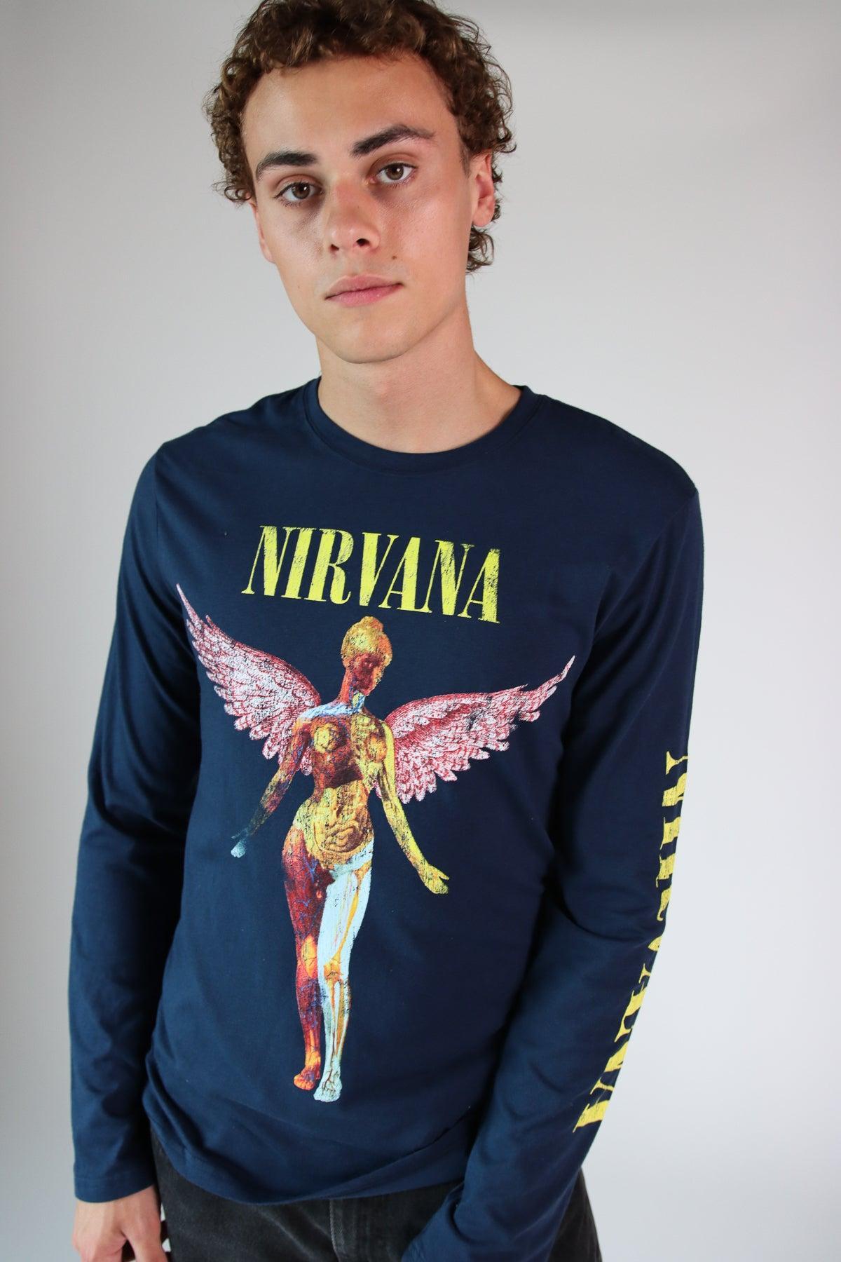 Nirvana In Utero Long Sleeve Graphic T-Shirt Product Image