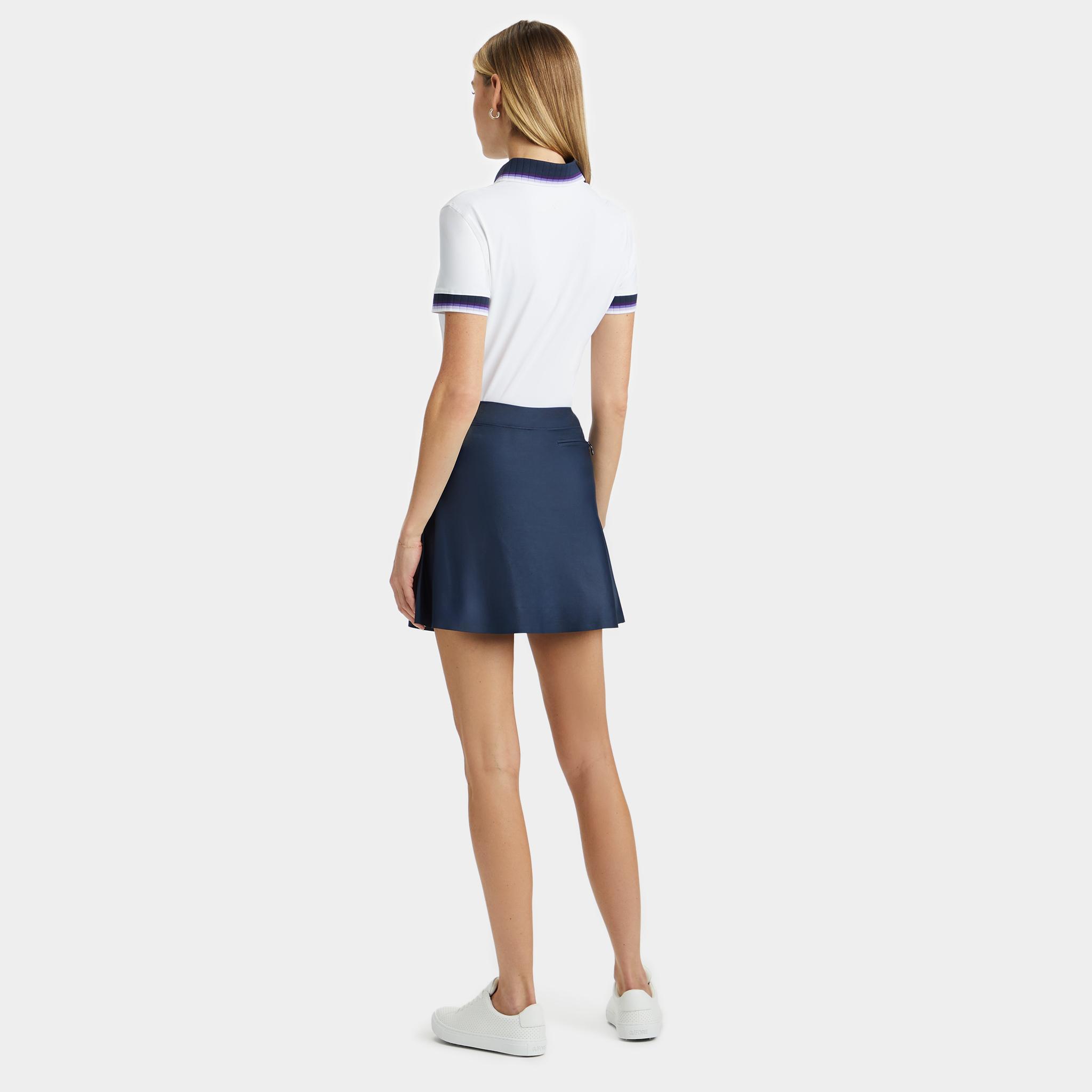 CONTRAST SILKY TECH NYLON POLO Product Image