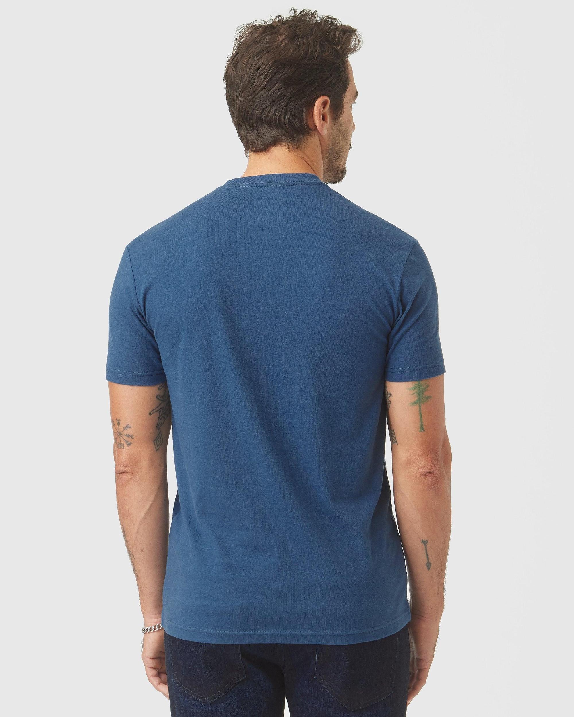 Deep Sea Blue Short Sleeve Crew Neck Tee Product Image