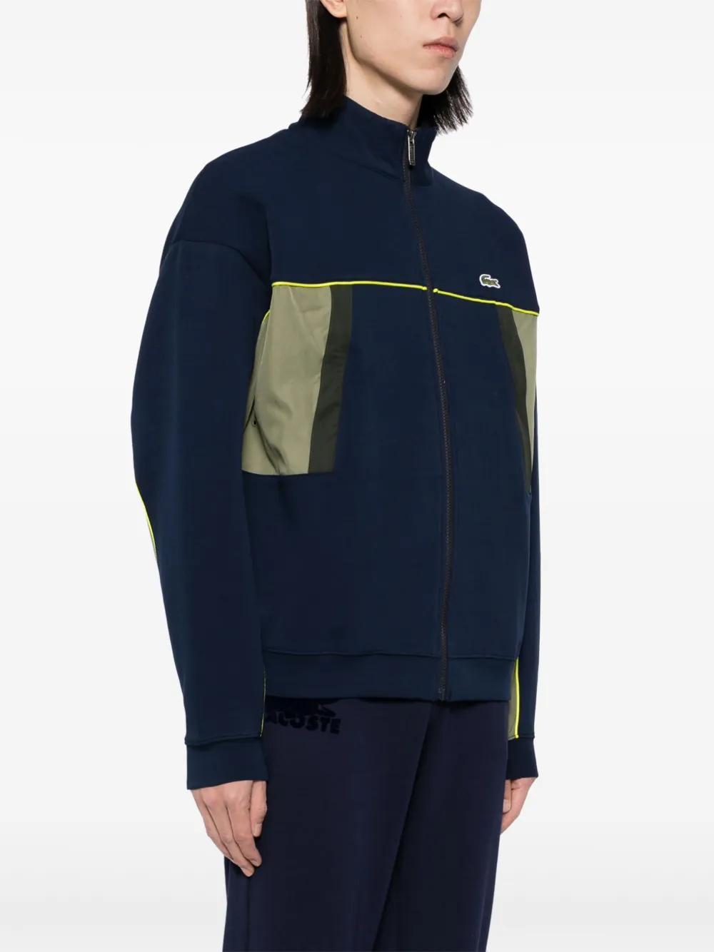 logo-patch piqué jacket Product Image