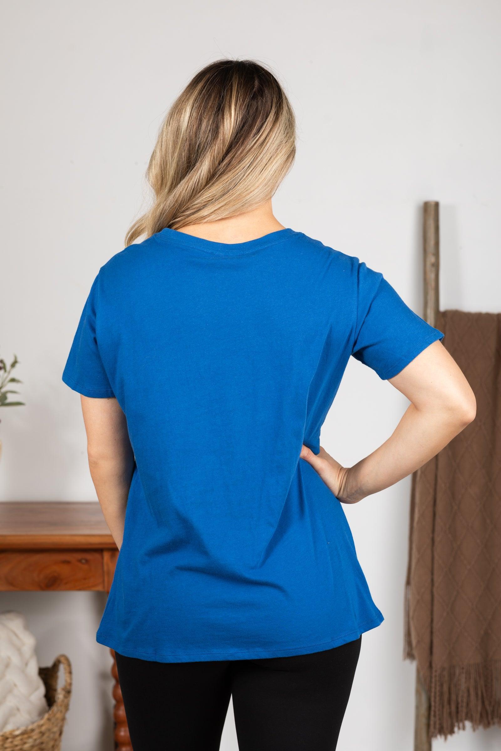 Cotton Boyfriend Round Neck Tee Product Image