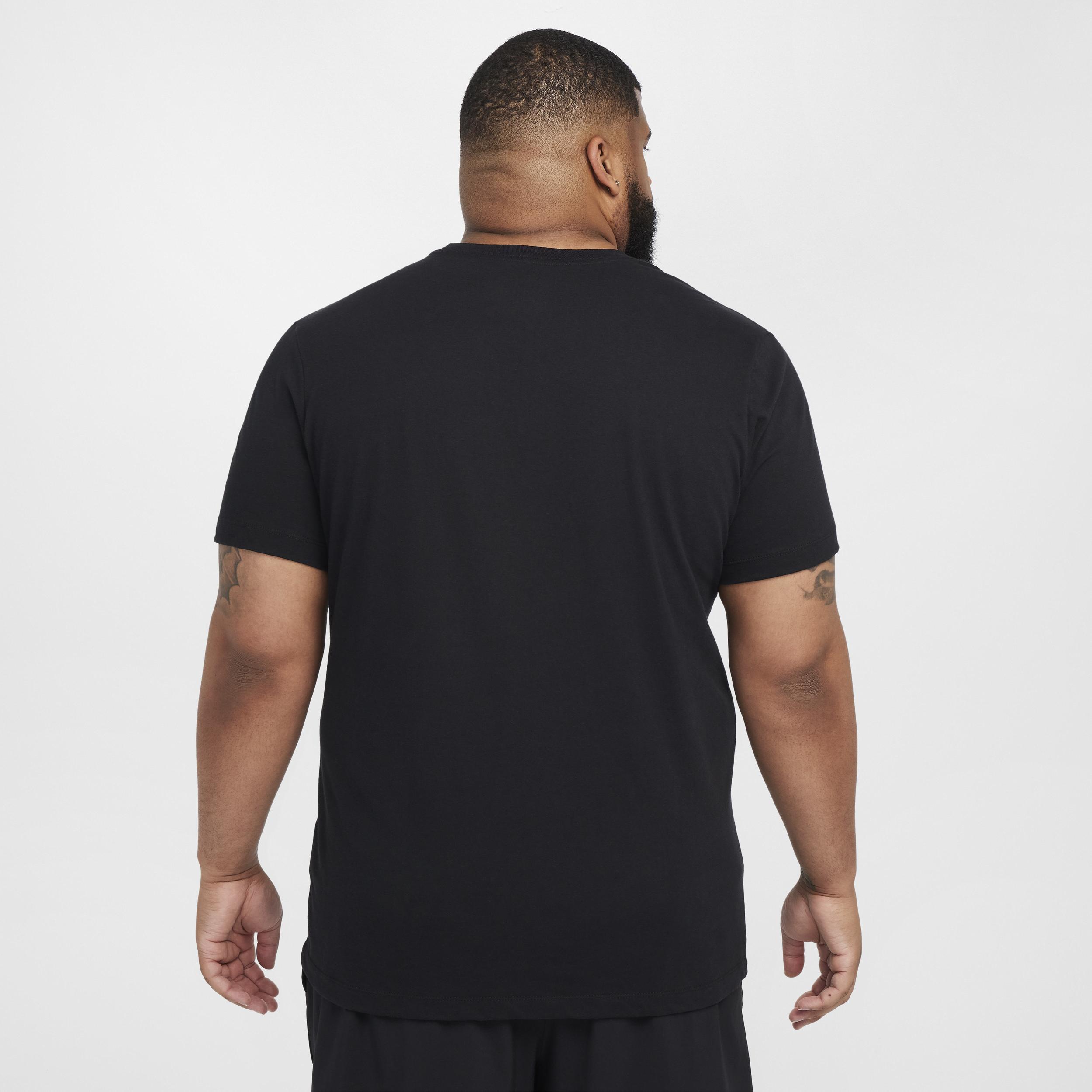 Men's Nike Dri-FIT Fitness Tee, Size: Small, Black Product Image