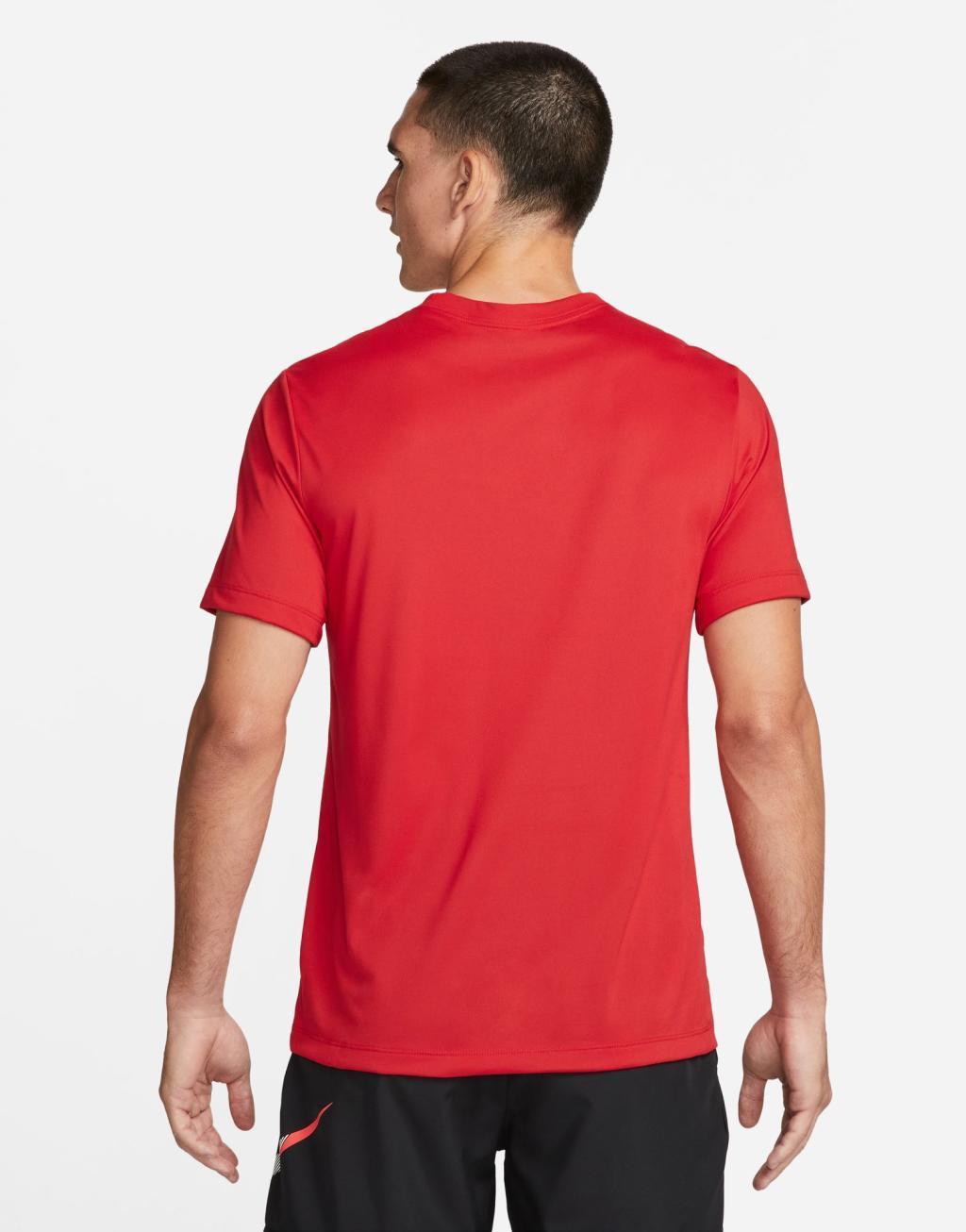Nike Training Dri-FIT Legend t-shirt in red Product Image