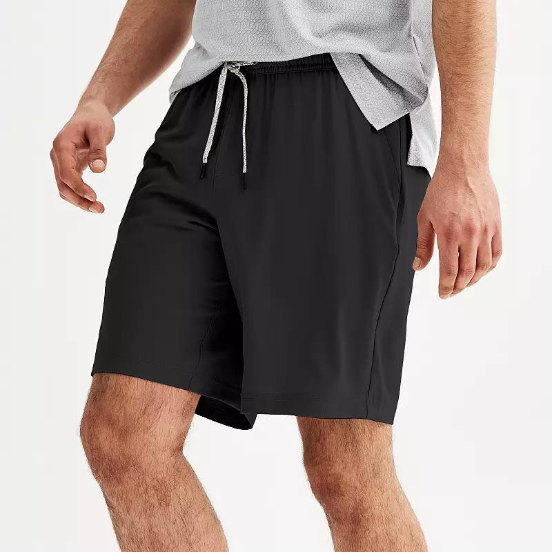 Men's FLX Core Dynamic 9-Inch Stretch Lined Shorts, Size: Small, Mineral Black Product Image