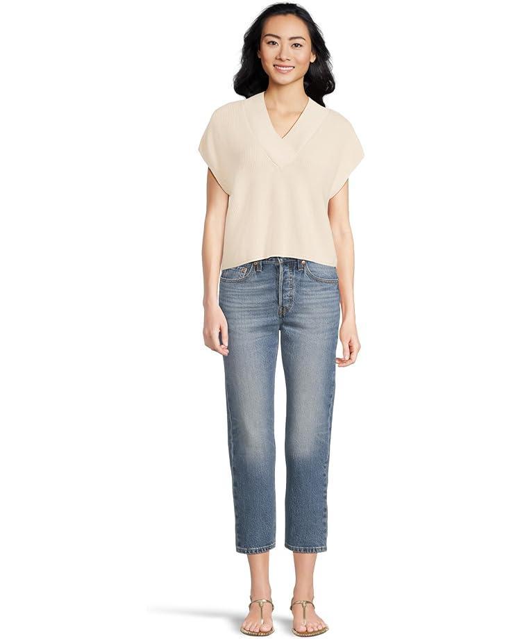 Short Sleeve Crewneck Sweater Product Image