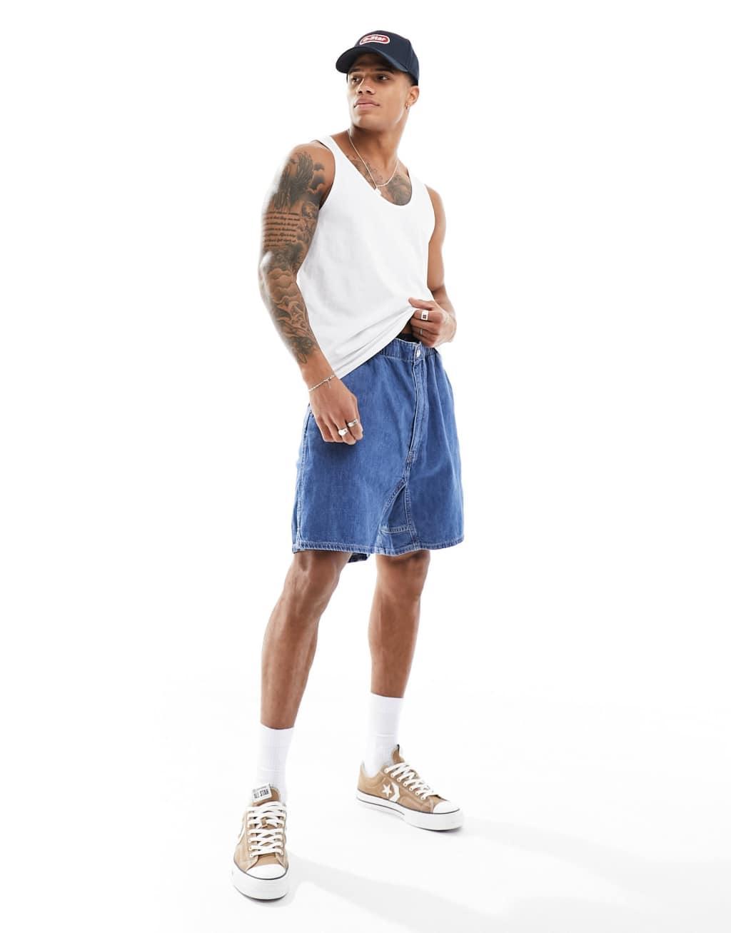 ASOS DESIGN 2 pack tank tops in white Product Image