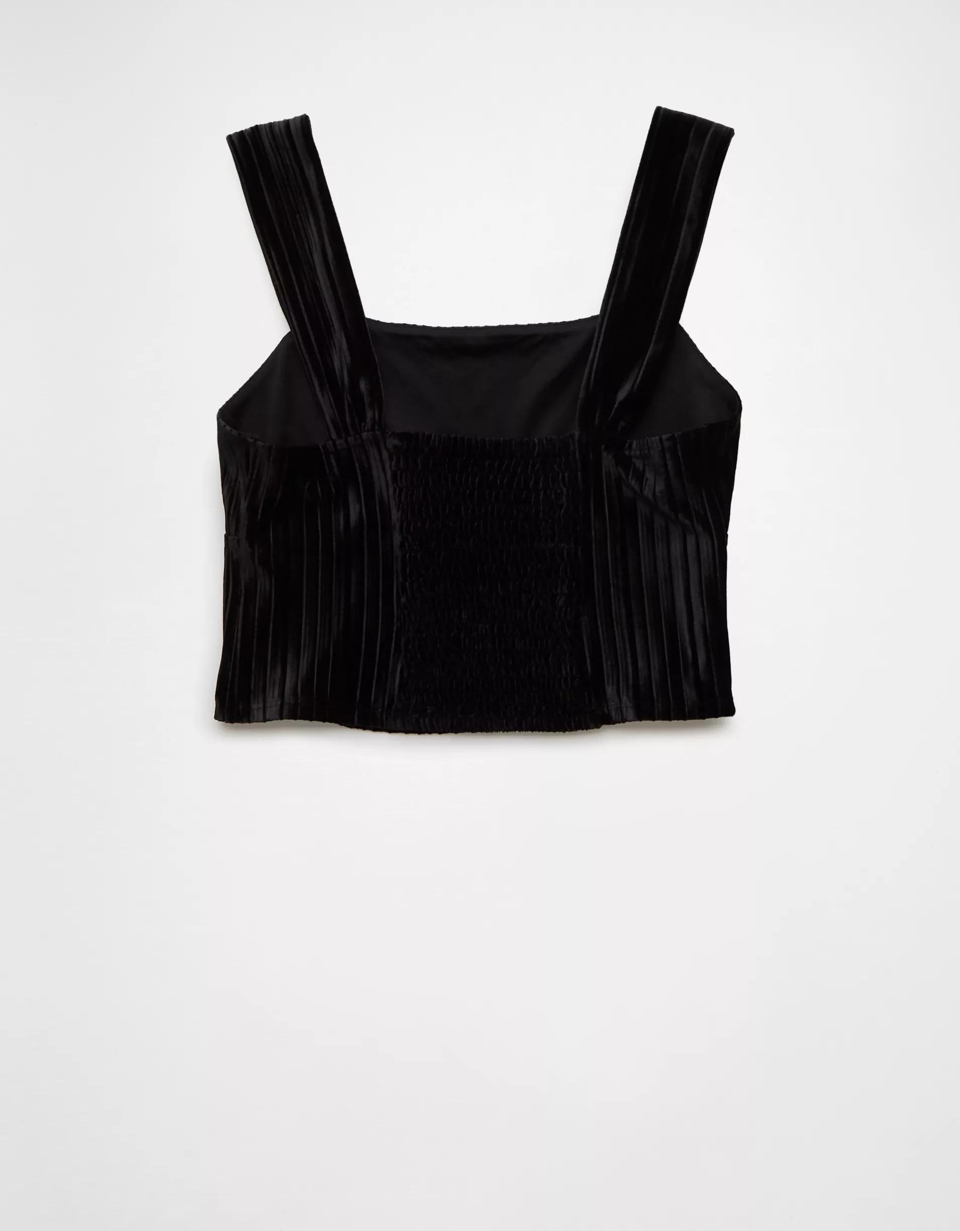 AE Velvet Corset Tank Top Product Image