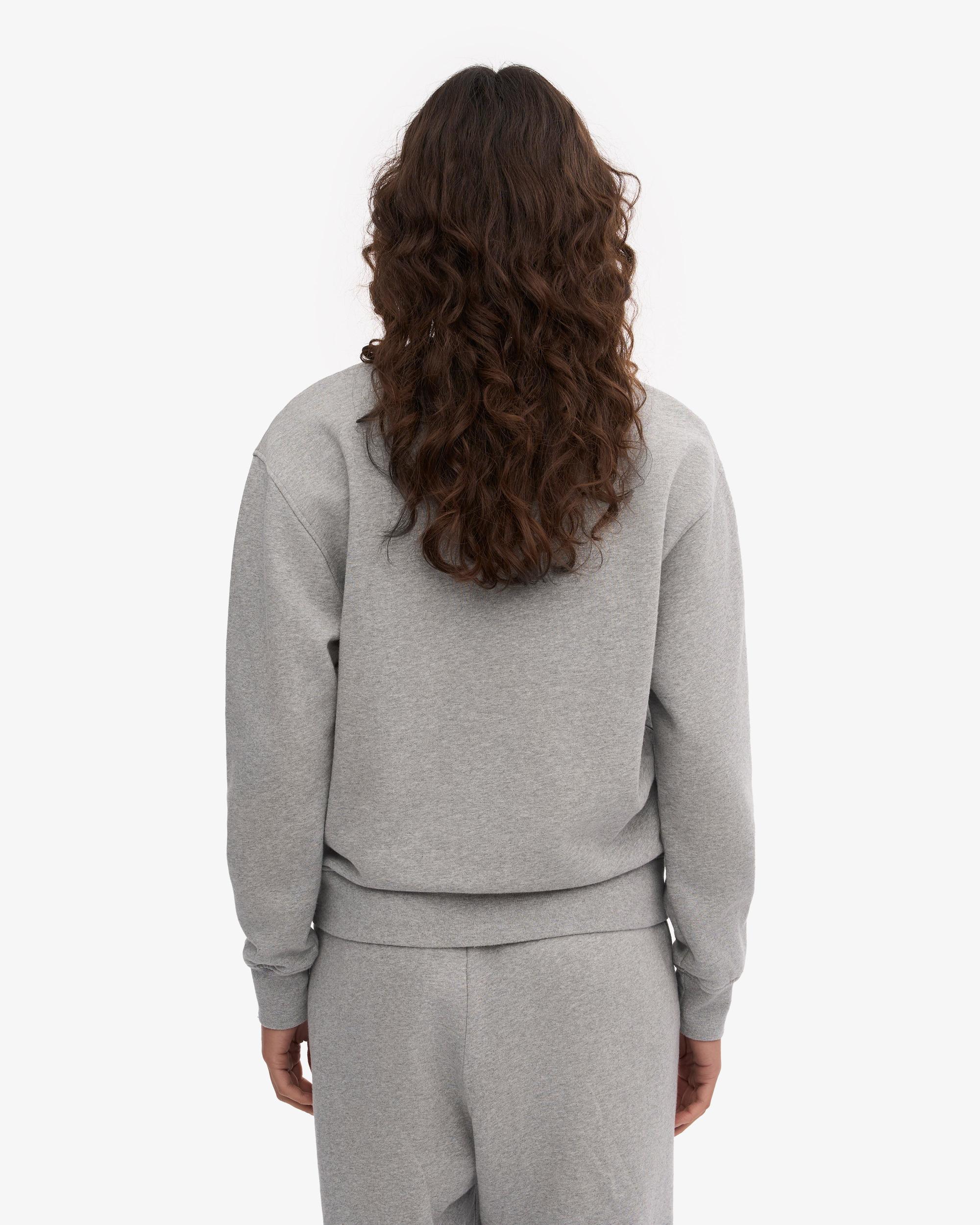Women Classic Organic Crew - Heather Grey Product Image