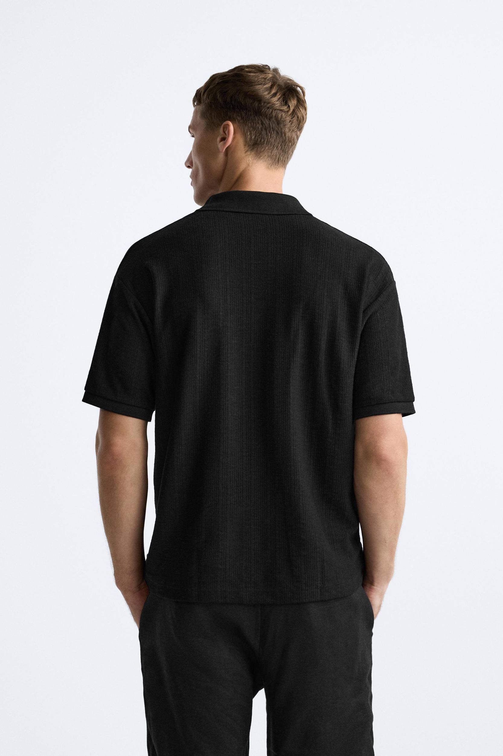 VERTICAL TEXTURED POLO Product Image