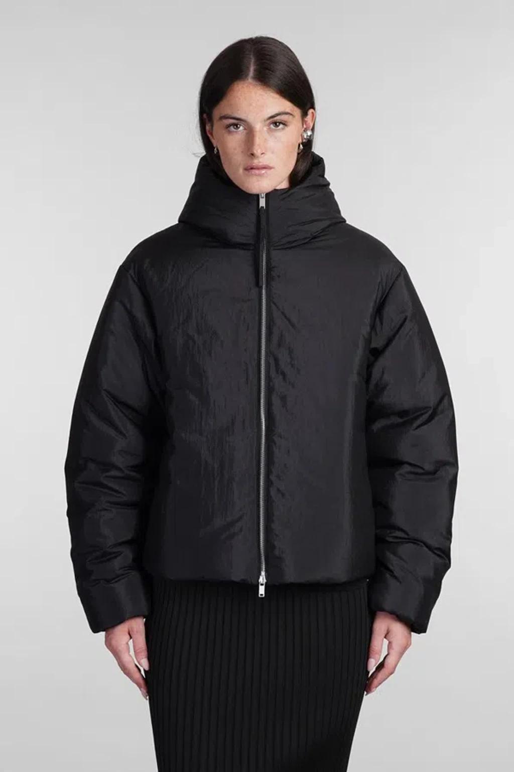 JIL SANDER Oversized Zip In Black Product Image