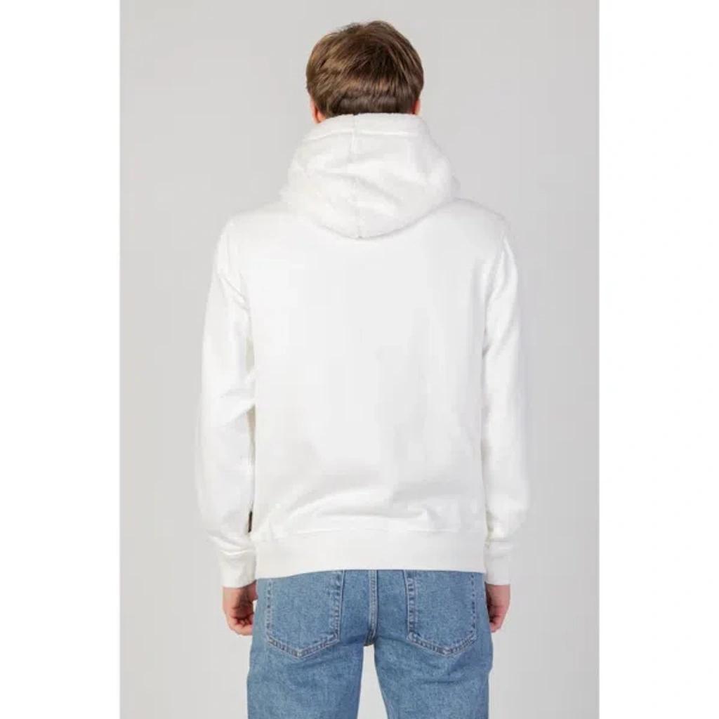 HUGO BOSS Cream Cotton Men's Sweater Product Image