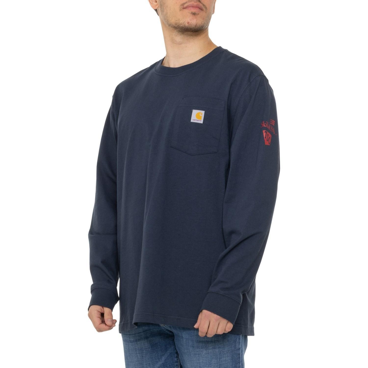 Carhartt 106084 Loose Fit Heavyweight Skills Graphic T-Shirt - Long Sleeve Product Image