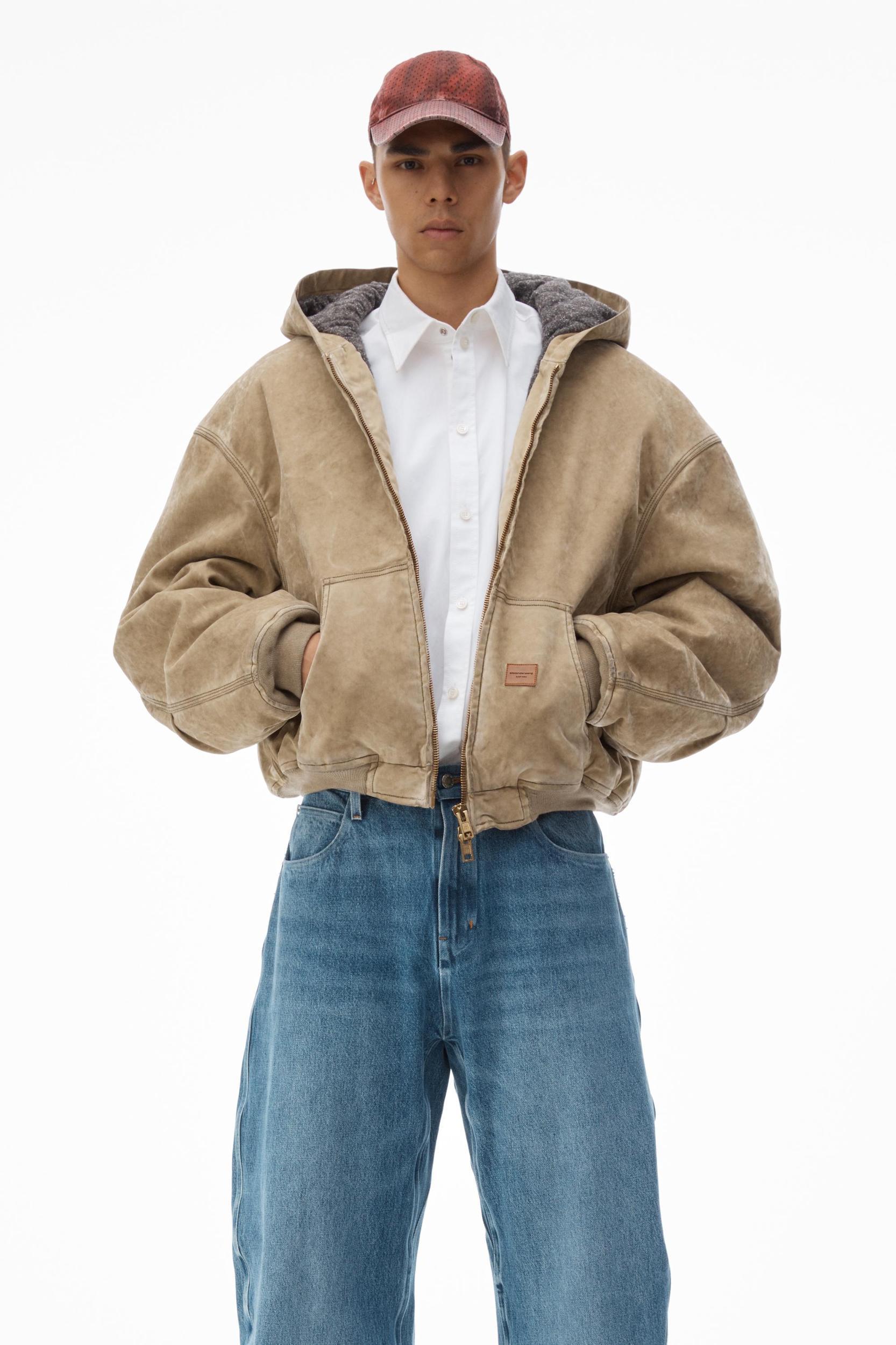 Rounded Denim Jeans With Bonded Seams Product Image