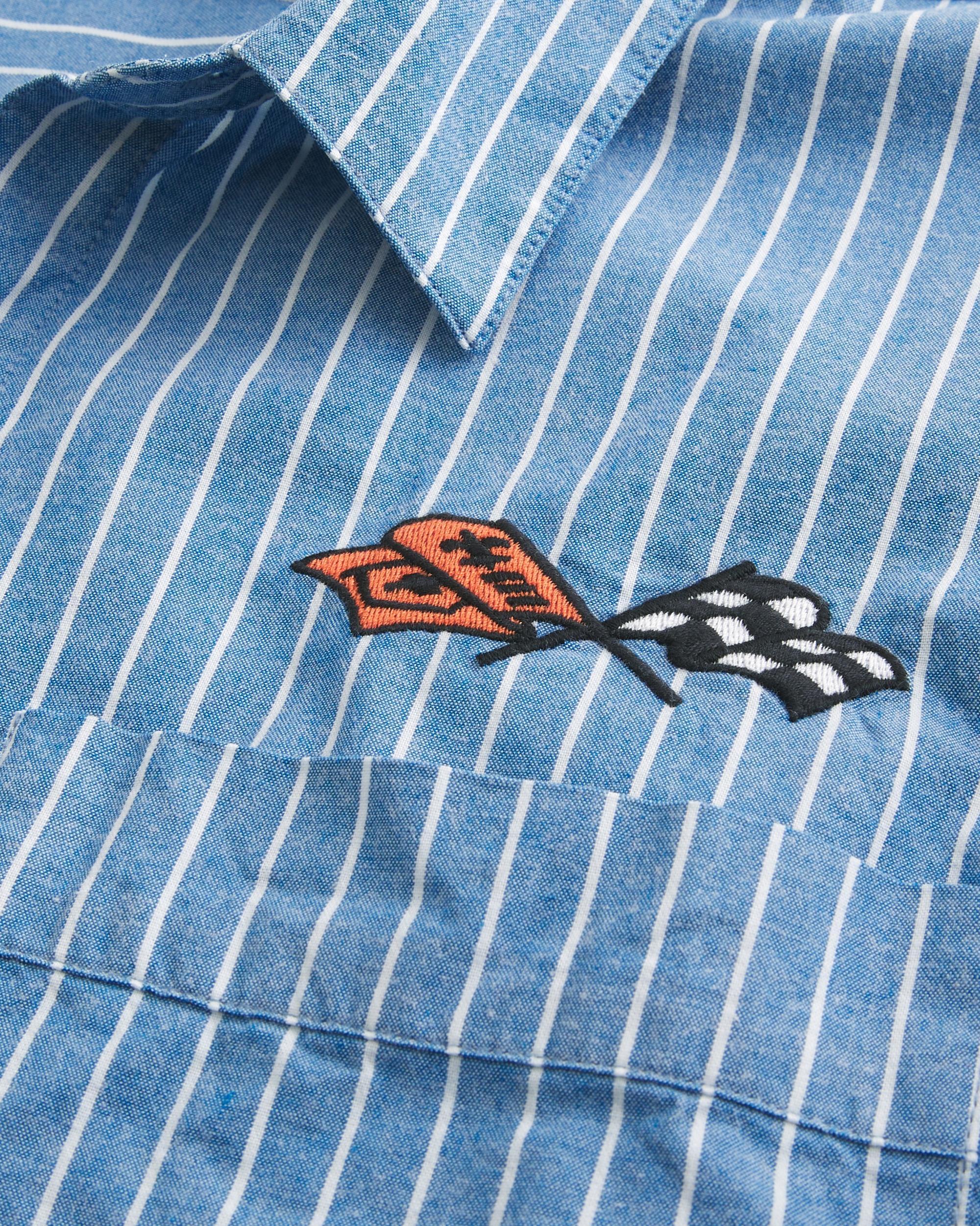Boxy Short-Sleeve Chevrolet Corvette Graphic Shirt Product Image