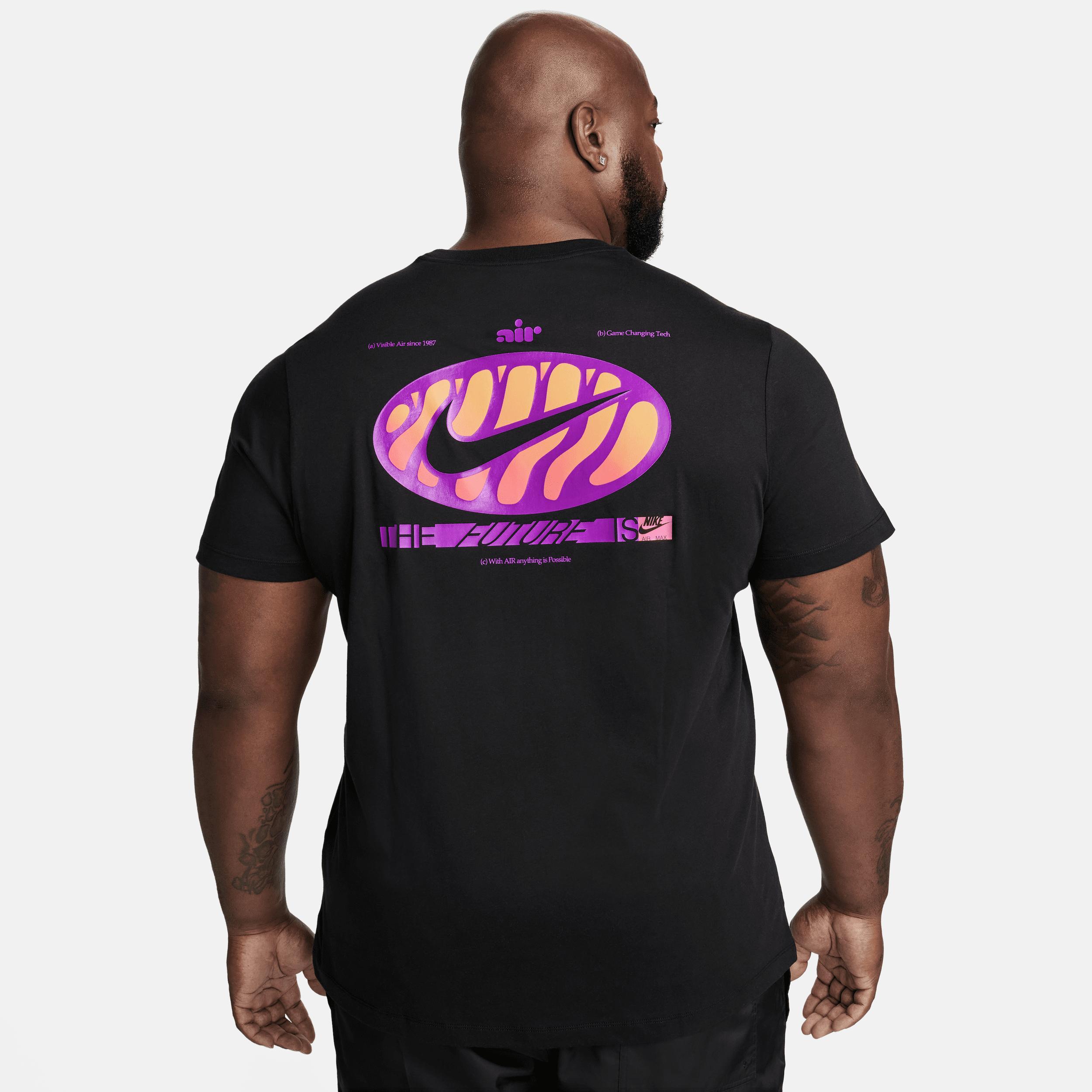 Nike Mens Nike NSW AM Day LBR Air T-Shirt - Mens Black Product Image