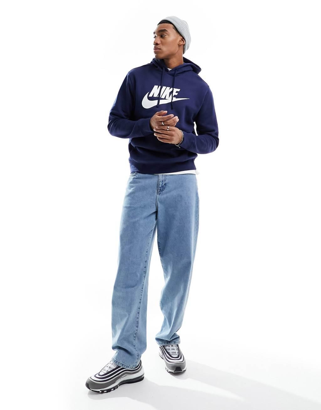Men's Nike Sportswear Club Fleece Graphic Pullover Hoodie Product Image