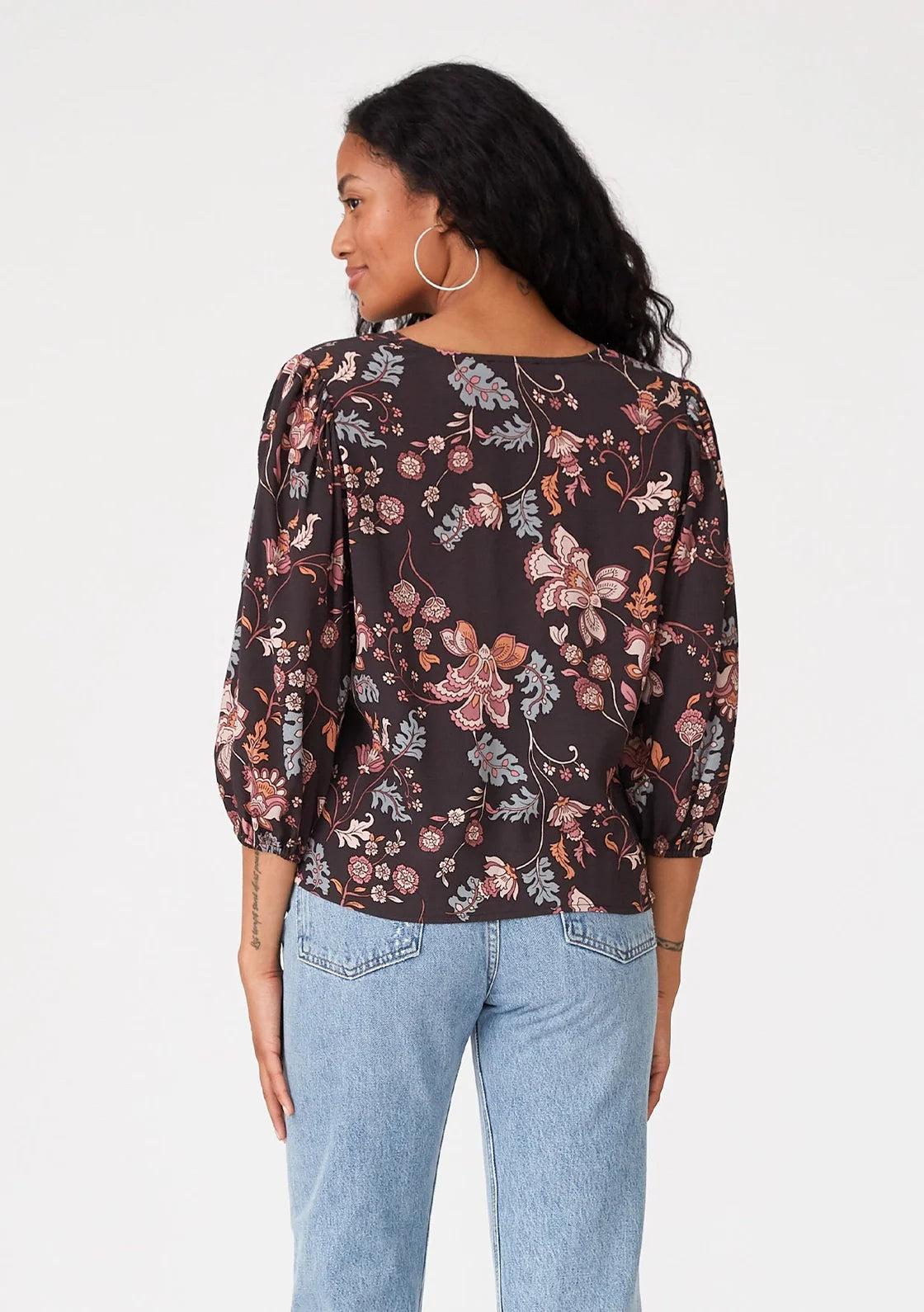 Winona Tie Front Blouse Product Image