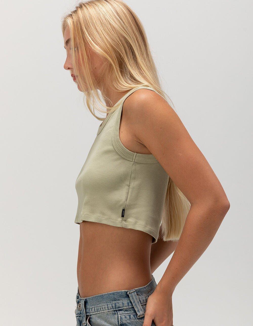 VANS Drew Ribbed Womens Tank Top - SAGE Product Image