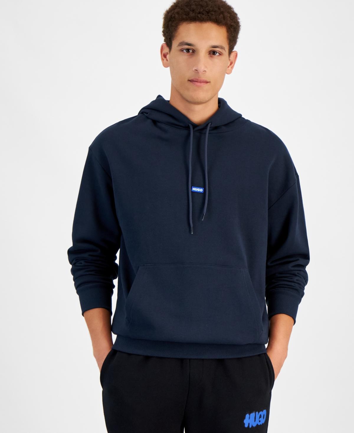 HUGO BOSS Men's Nalonso Hoodie In Dark Blue Product Image