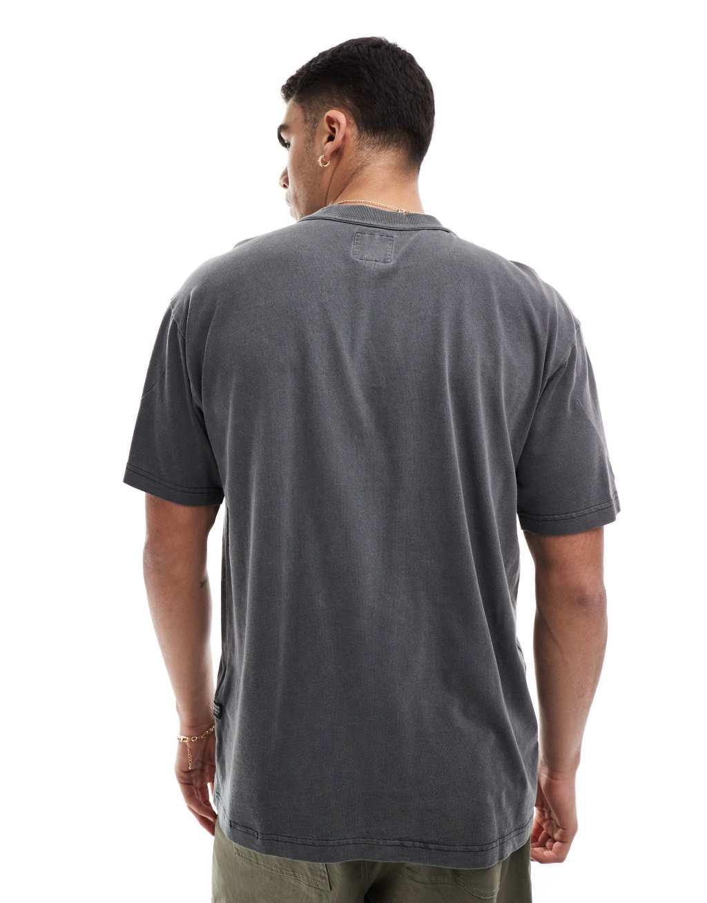 G-Star t-shirt in black pigment dye Product Image