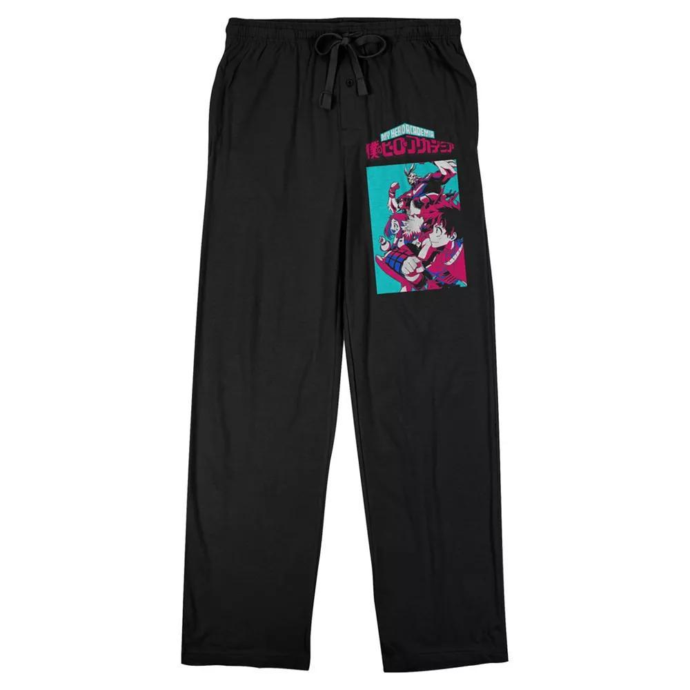Men's My Hero Academia Sleep Pants, Size: XL, Black Product Image