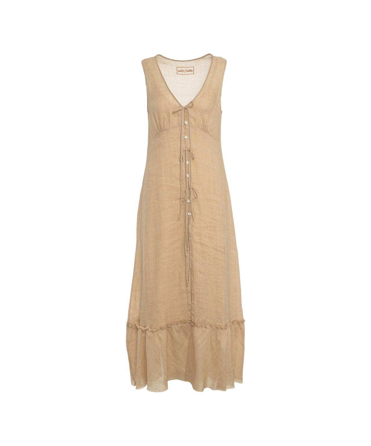 Ramie maxi dress Product Image
