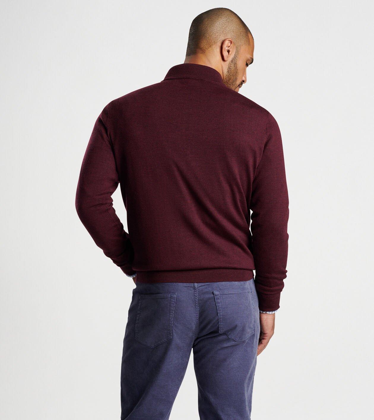 Autumn Crest Suede Trim Quarter-Zip Product Image